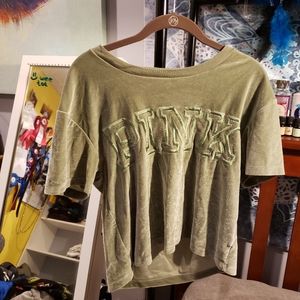 Victoria's Secret velvet crop top